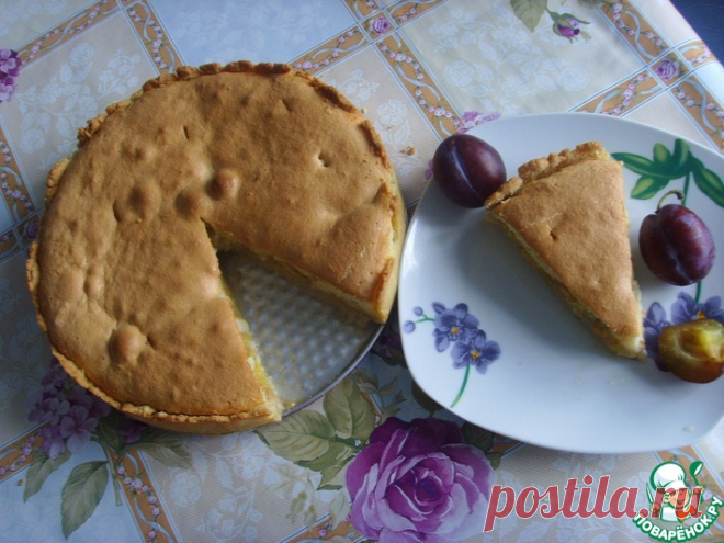Пирог со сливами 