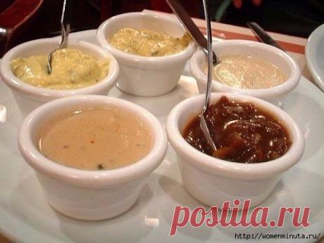 Соусы- отличное дополнение к мясным блюдам.