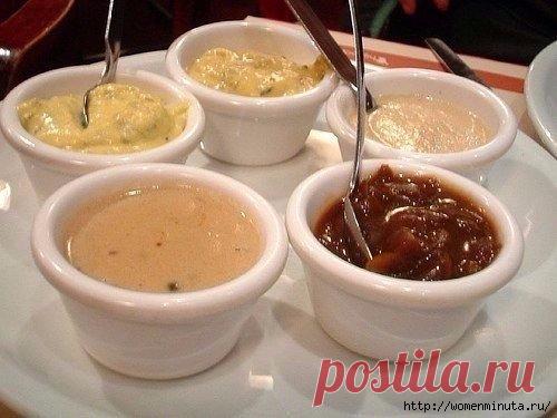 Соусы- отличное дополнение к мясным блюдам.