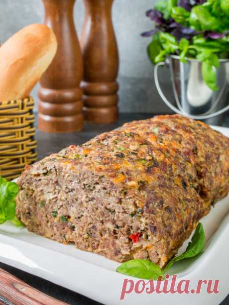 Рецепт мясной буханки с овсяными хлопьями на Вкусном Блоге