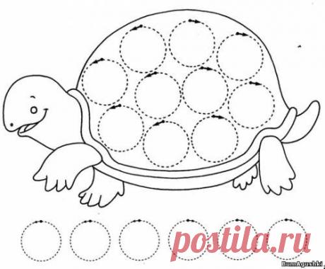 Po tochkam - Соединяем по точкам - Дошкольное развитие ребенка - БумАгушки - детские раскраски и многое другое