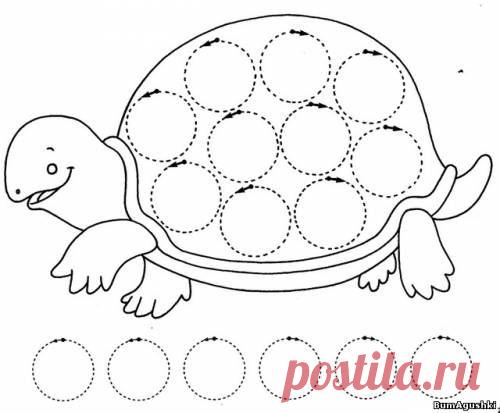 Po tochkam - Соединяем по точкам - Дошкольное развитие ребенка - БумАгушки - детские раскраски и многое другое