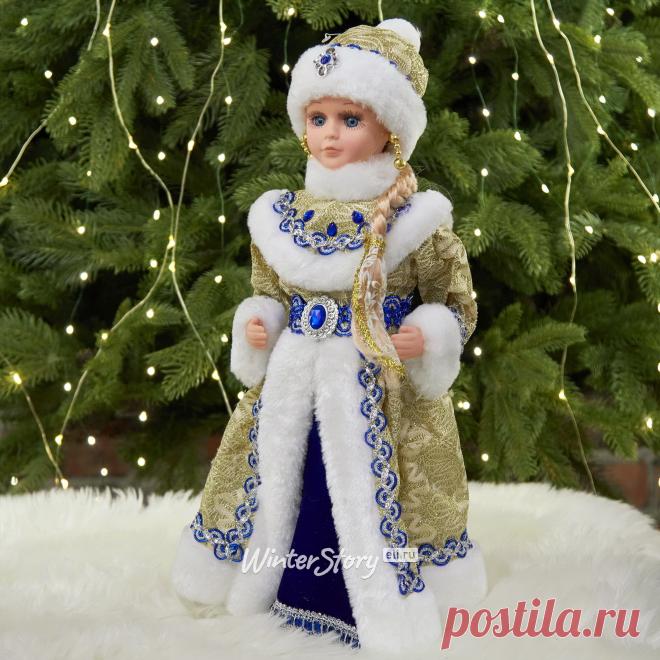 Фигура Снегурочка - Золотая Царевна 40 см купить в интернет-магазине Winter Story eli.ru, 84660