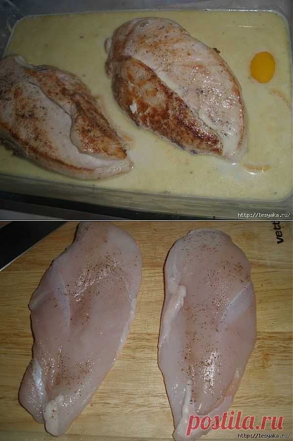 Запеченное в молоке филе курицы