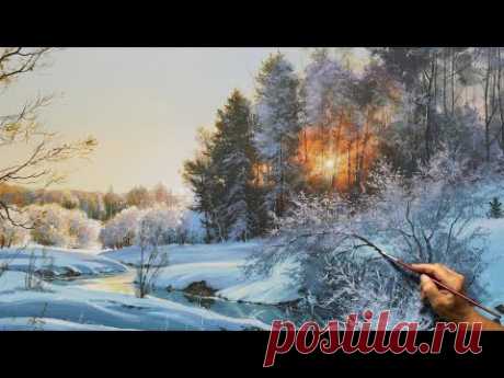 &quot;Awakening of Winter&quot; Acrylic painting. Artist - Viktor Yushkevich. #165