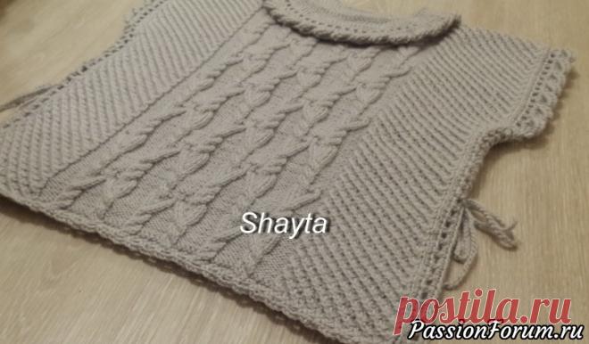 Пончо-пуловер Shayta для девочки.