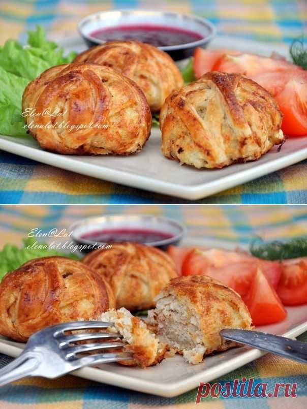 Куриные котлетки » Клубочки» | Вкуснолог...