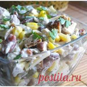 Топ - 6 салатов с КУРИНЫМ ФИЛЕ.