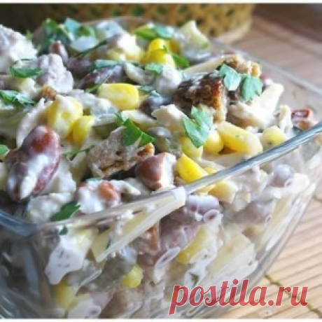 Топ - 6 салатов с КУРИНЫМ ФИЛЕ.