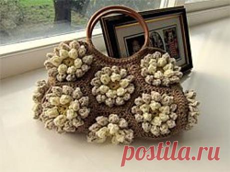 Вязаная сумка крючком