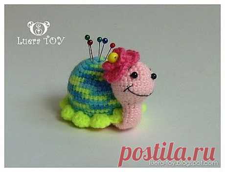 Маленькая черепашка-игольница .