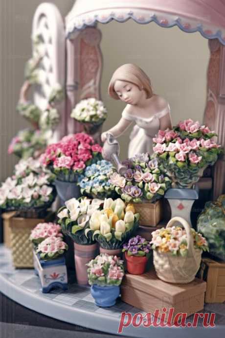 Фарфоровые статуэтки испанской компании Lladro - красота и грация...