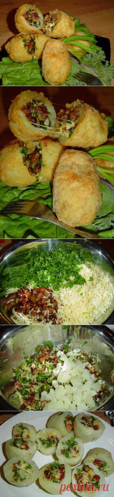 Картофель с начинкой.