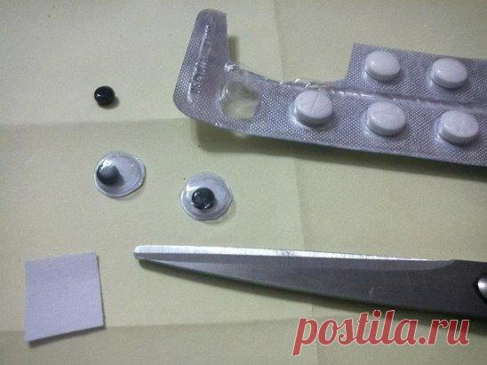 Как сделать глазки для игрушек