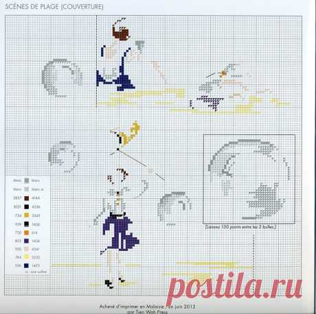 Вышивка.Альбом«Voyages au point de croix»