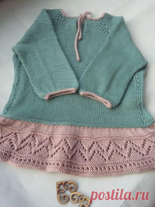 Летняя кофточка- туничка для девочки.