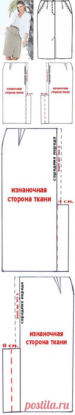 Обработка шлицы на юбке, пиджаках, пальто