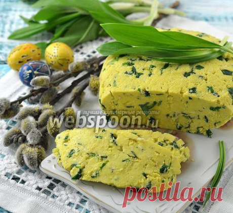 Пасхальная грудка из яиц и молока