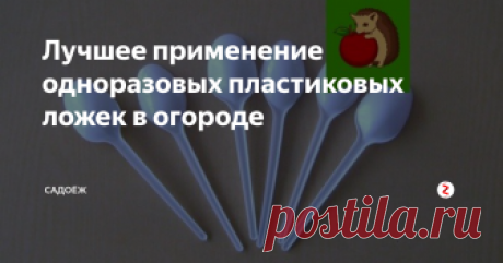 Лучшее применение одноразовых пластиковых ложек в огороде Пластиковые одноразовые ложки, казалось бы - обыкновенный мусор. Один раз использовали по прямому назначению и на помойку. Но не стоит этого делать. Для пластиковых ложек в огороде есть отличное применение.
Как я использую одноразовую посуду на участке?
Пластиковые ложки я покупаю в начале каждого дачного сезона. Но не для того чтобы ими есть, и не потому что мне лень помыть обычную посуду. А все