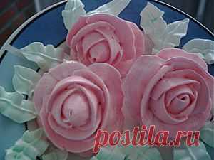 Крем белковый отделочный для тортов.