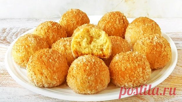 Рассыпчатое печенье в сахарной корочке