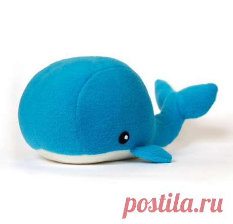 PDF sewing pattern Whale plush toy softie