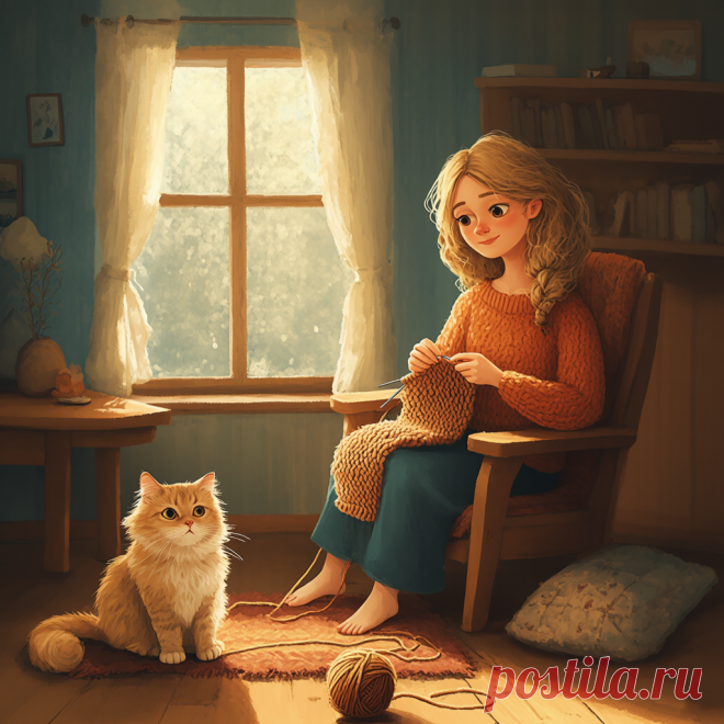 20 законов Мерфи для тех, кто вяжет спицами | Дневник вязальщицы | Дзен