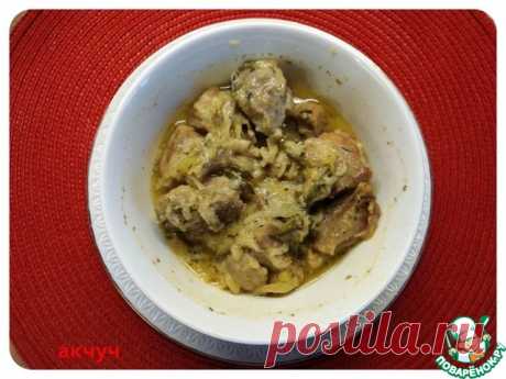 Мясо с солеными огурцами "По-новому" – кулинарный рецепт