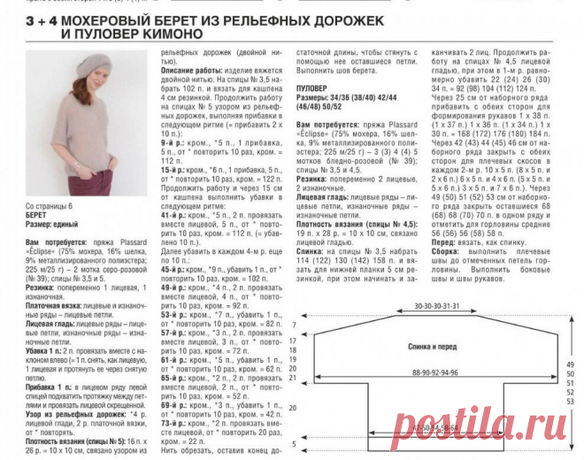 Вязаные модели спицами из Бурды, для которых характерны простота и комфорт. | Ирина СНежная & Вязание | Яндекс Дзен