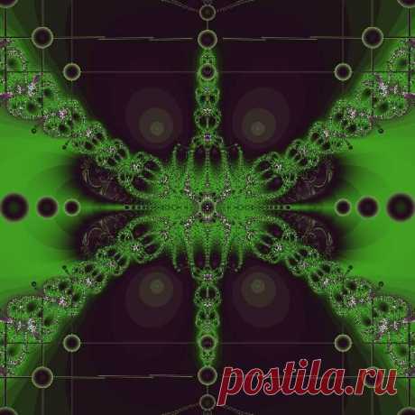 Фрактал, сделан в программе Fractal Explorer