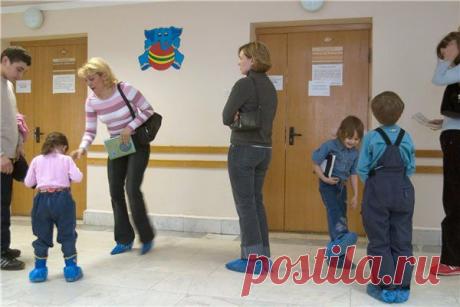 Сегодня ходила с детьми в поликлинику, .....в БАХИЛАХ скидка! / Новые дети