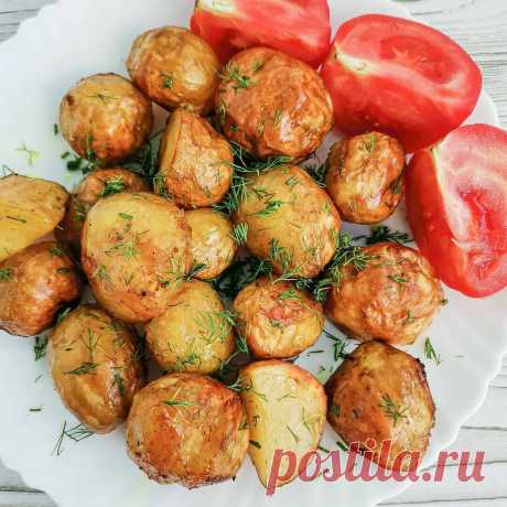 Молодая картошка в духовке
