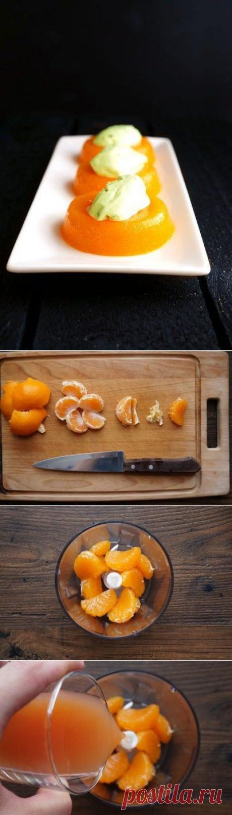 Мандариновое желе с мякотью | Готовим вместе
