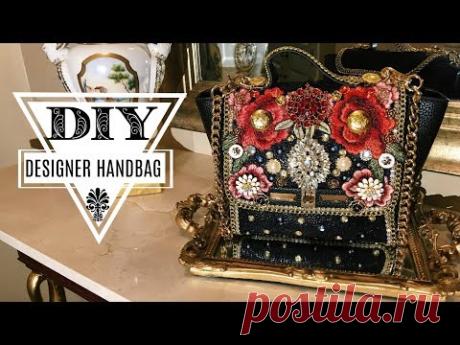DIY Luxury Dolce and Gabbana Bag - YouTube