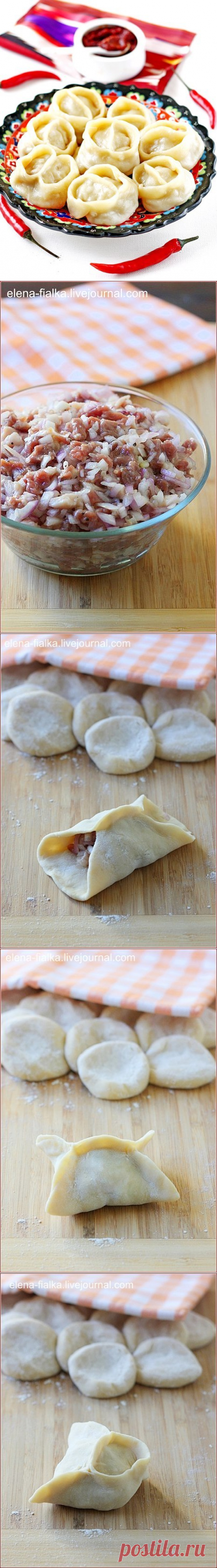 Настоящие манты из рубленного мяса — Вкусные рецепты
