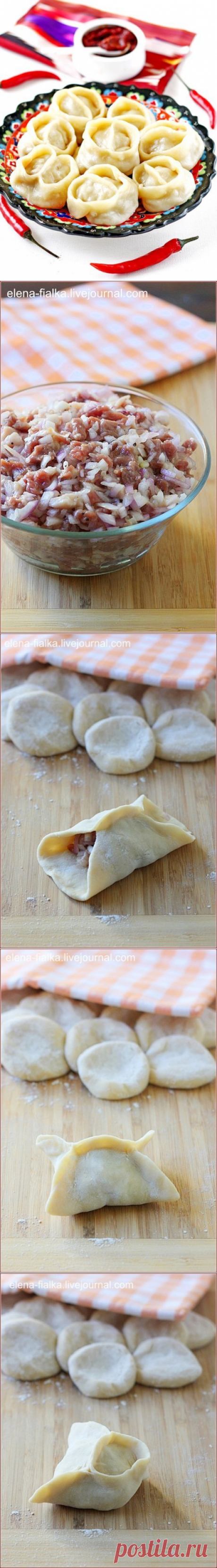 Настоящие манты из рубленного мяса — Вкусные рецепты