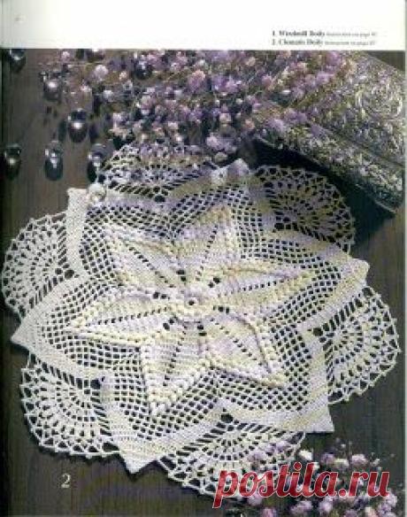 ANCHOR - "Сrochet lace through pictures" (Japan).