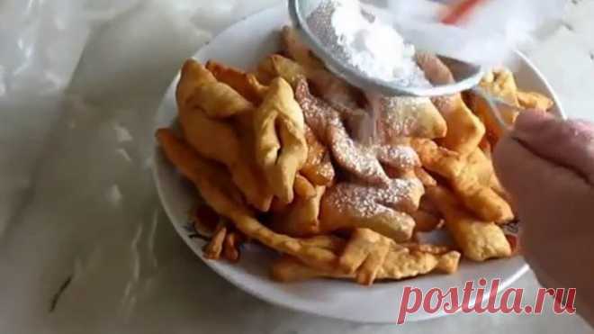 Хворост (самый простой рецепт)