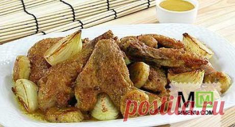 Курица, тушенная с бананами - кулинарный рецепт. Миллион Меню