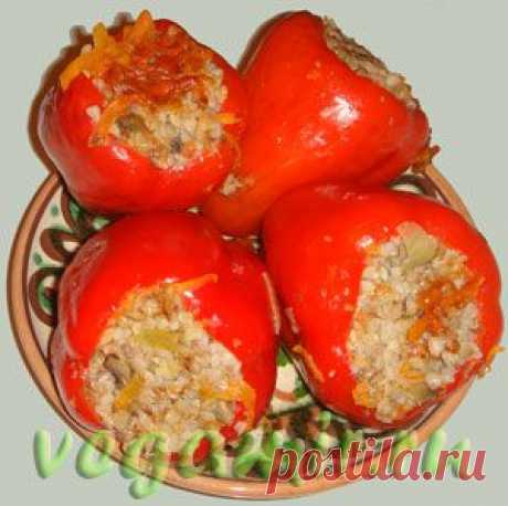 Болгарский перец фаршированный | Вегетарианские рецепты