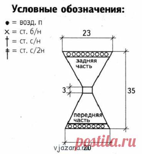 Бирюзовый купальник для девочки, вязаный крючком | Вязана.ru