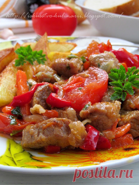 &quot;Шкворчащая сковородочка&quot;, или мясо пo-абхазски