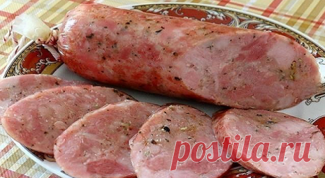 Колбаса варено-рубленная приготовленная в домашних условиях - Вкусно всем (adsbygoogle = window.adsbygoogle || []).push({}); Колбаса варено-рубленная приготовленная в домашни