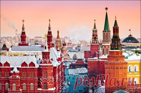 Завораживающие фотографии снежной Москвы