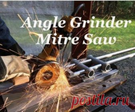 For years I've been using my handheld angle grinder with a zip disk to cut metal stock.  I manage to make fairly good cuts but when a true 90 deg or 45 deg are...
