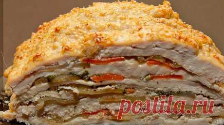 Слоеная курица