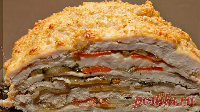 Слоеная курица