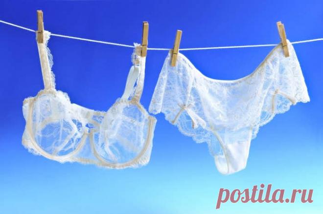 Как отбелить белый бюстгальтер в домашних условиях