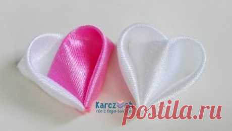 Kanzashi #26 - Heart Petal #2 (Valentine's Day)