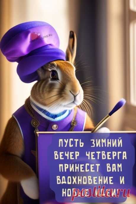 Картинки - добрый зимний вечер четверга: красивые открытки с надписями